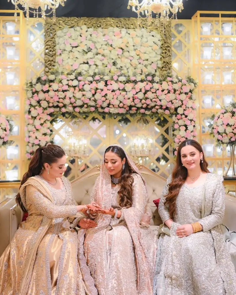 Aiman Khan and Minal Khan’s Brother Maaz Khan’s HD Reception Pictures