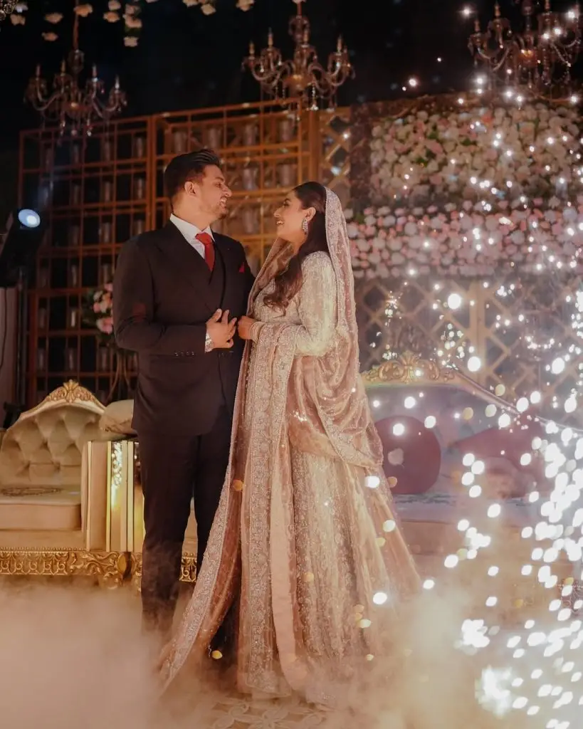 Aiman Khan and Minal Khan’s Brother Maaz Khan’s HD Reception Pictures
