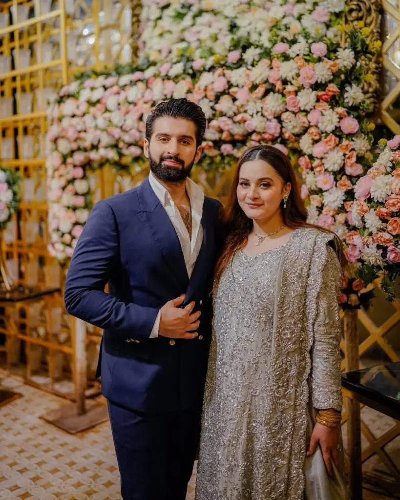 Aiman Khan and Minal Khan’s Brother Maaz Khan’s HD Reception Pictures
