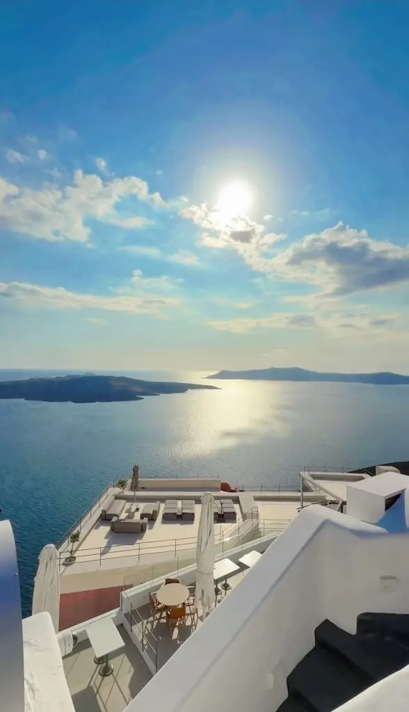 Farah Iqrar and Iqrar Ul Hassan in Santorini Island, Greece