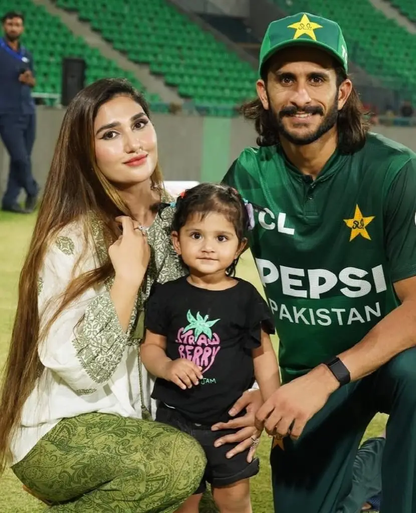 Hassan Ali Pictures With Wife After Winning Recent T20 Matches