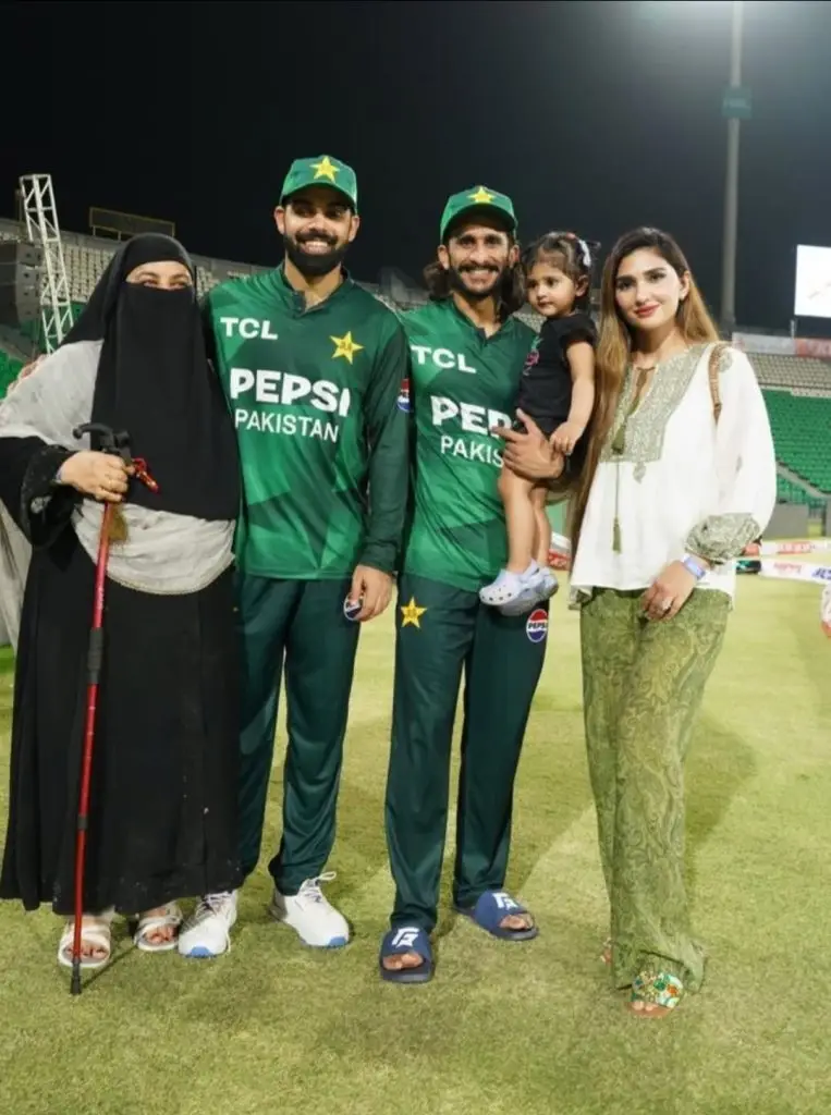 Hassan Ali Pictures With Wife After Winning Recent T20 Matches