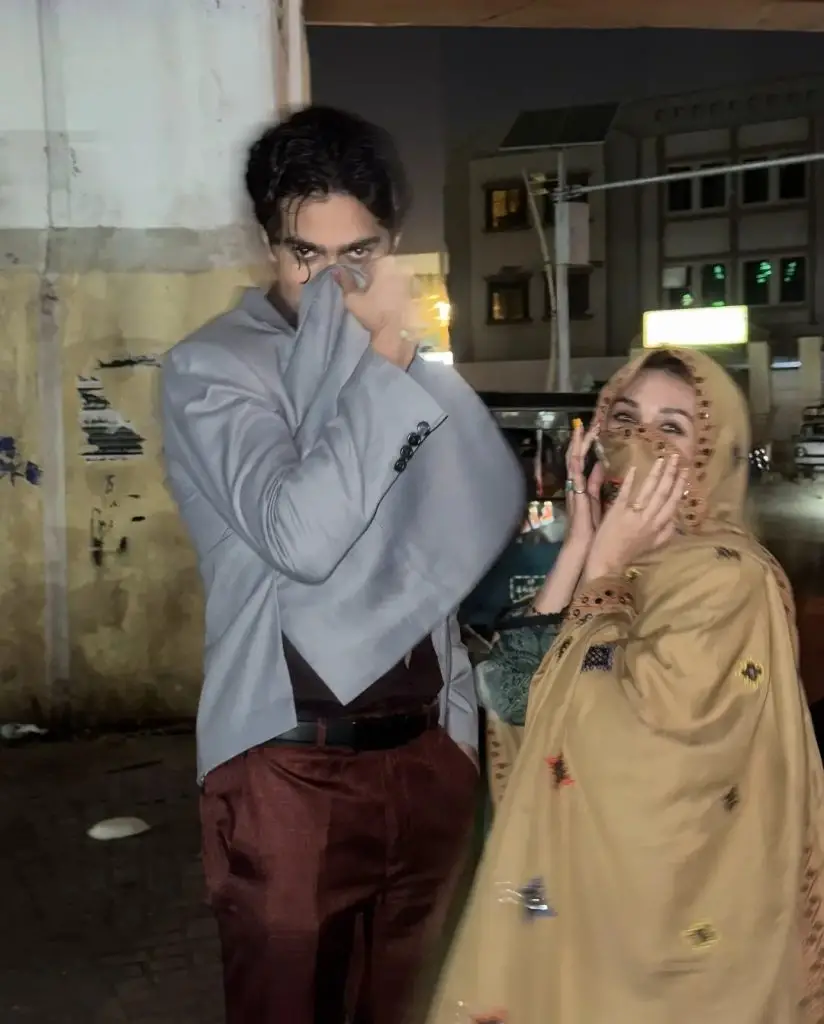 Drama Serial Naqaab BTS Pictures