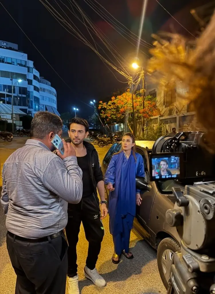 Drama Serial Naqaab BTS Pictures