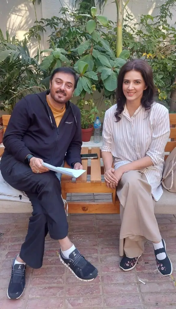 Drama Serial Parwarish BTS Pictures