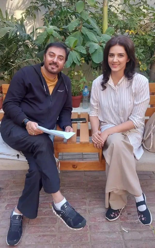 Drama Serial Parwarish BTS Pictures