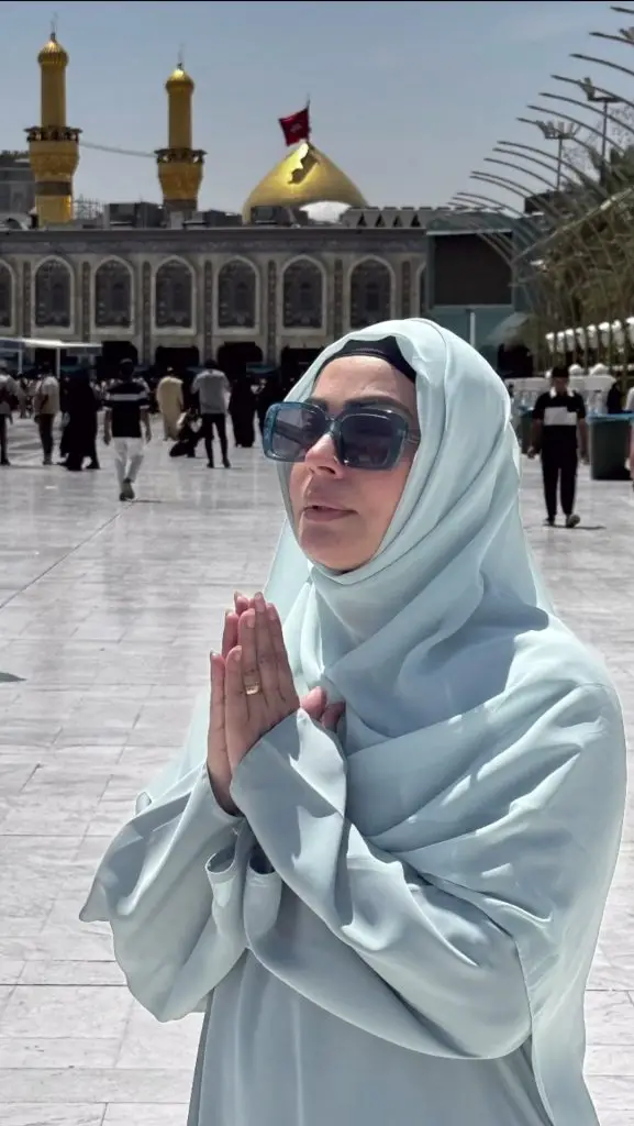 Sadia Imam Shares Pictures from Karbala, Iraq