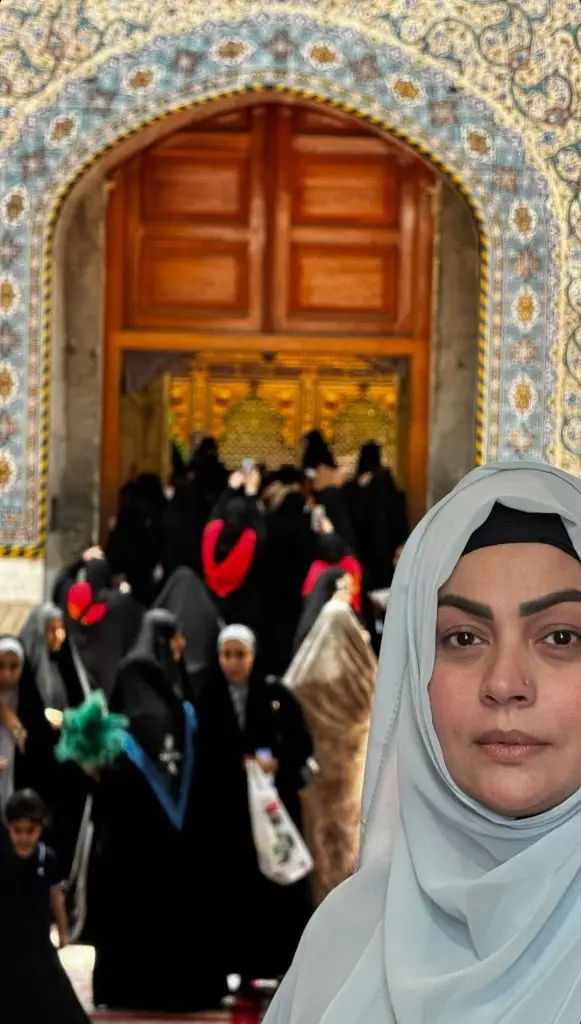 Sadia Imam Shares Pictures from Karbala, Iraq