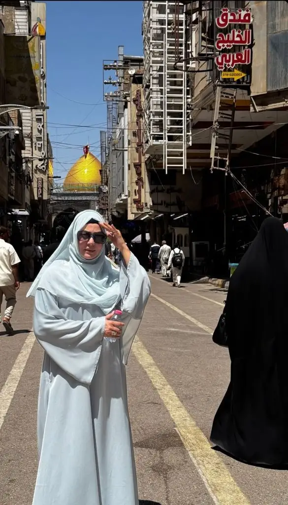 Sadia Imam Shares Pictures from Karbala, Iraq