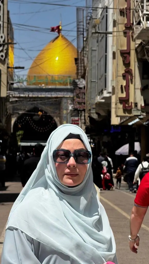 Sadia Imam Shares Pictures from Karbala, Iraq