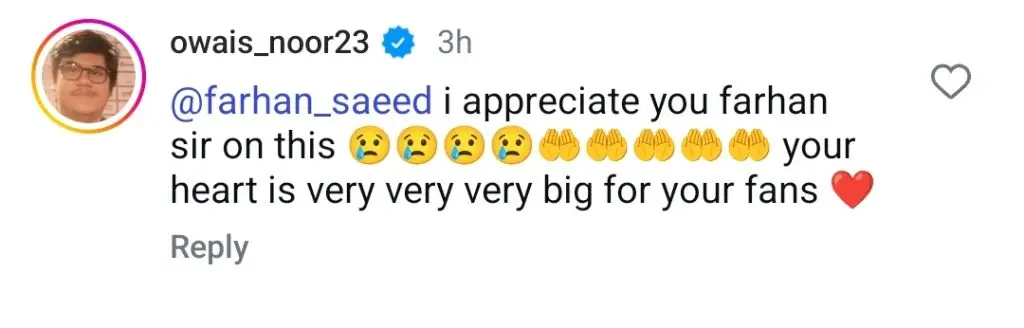 Farhan Saeed’s Message for Indian Friends
