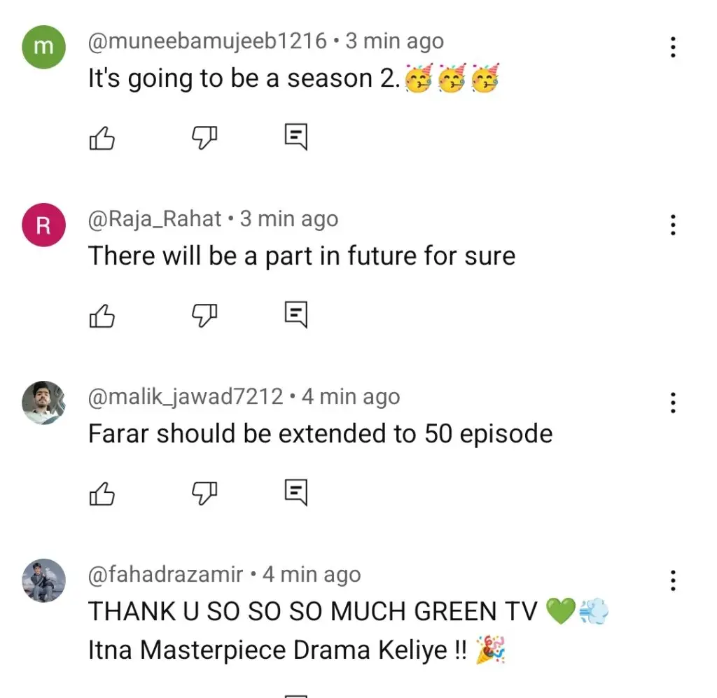 Faraar Last Episode Public Reaction