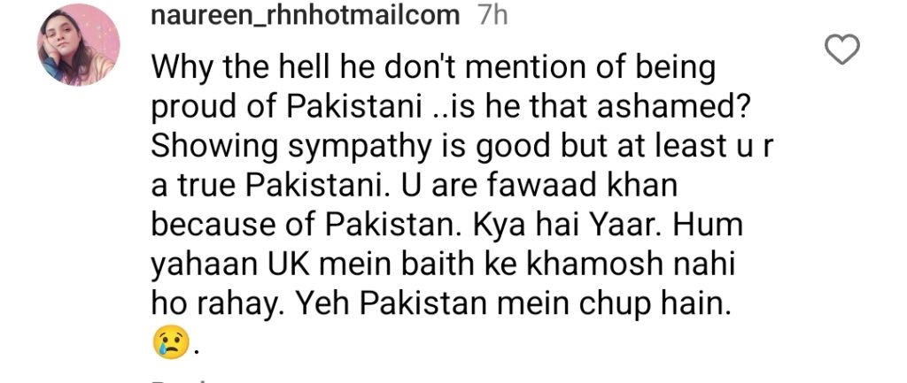 Fawad Khan Criticized For His Diplomatic Stance After India’s Attack