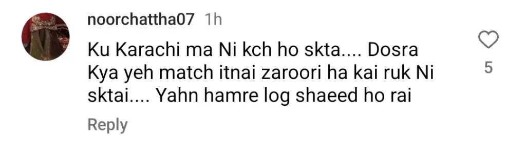 Pakistanis Want Remaining PSL Matches To Be Cancelled