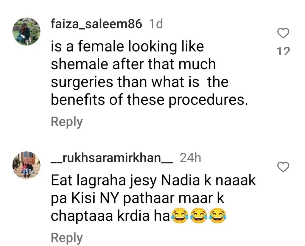 Nadia Hussain’s Over Makeup & Surgery Spark Public Debate