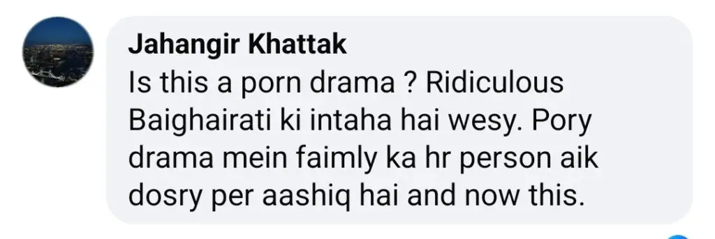 Drama Serial Behkaway Criticized For Recent Controversial Scene