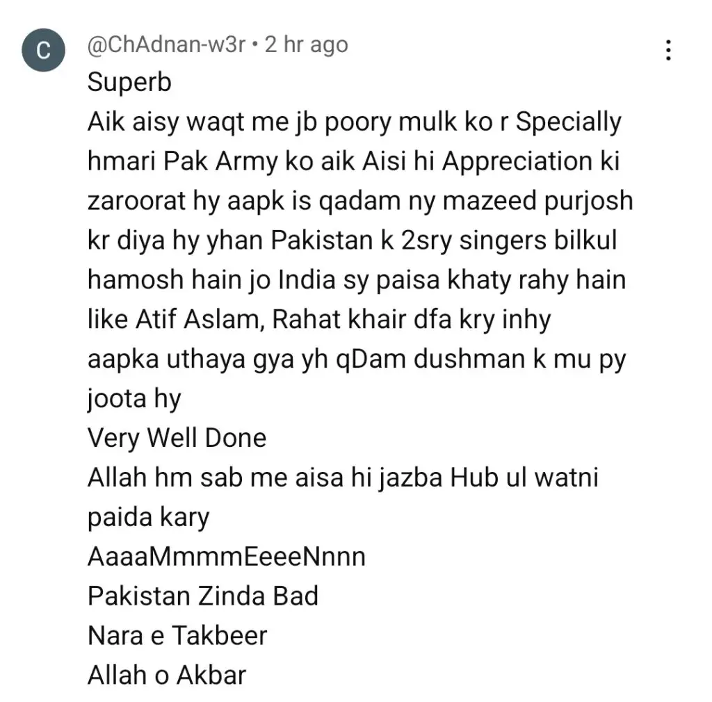 Abrar Ul Haq Releases Song After Pakistan’s Victory