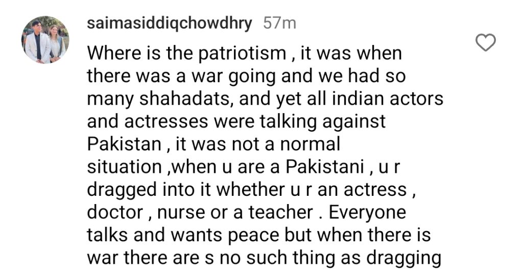 Atiqa Odho’s Take on Actors and Wars Gets Backlash