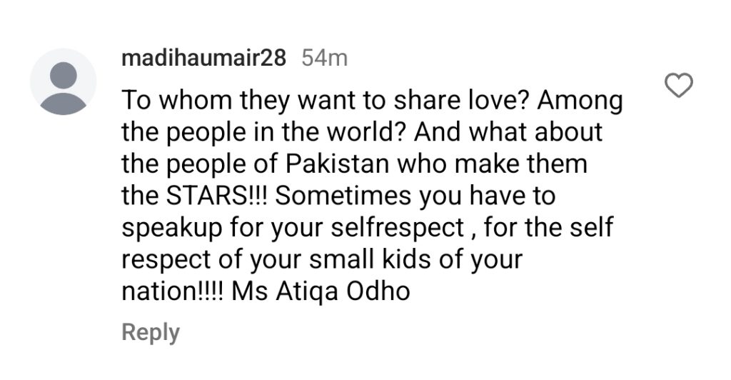 Atiqa Odho’s Take on Actors and Wars Gets Backlash