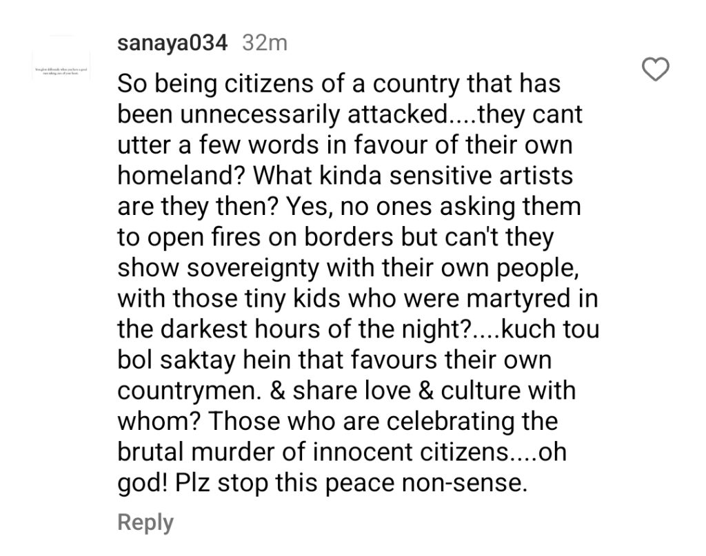 Atiqa Odho’s Take on Actors and Wars Gets Backlash