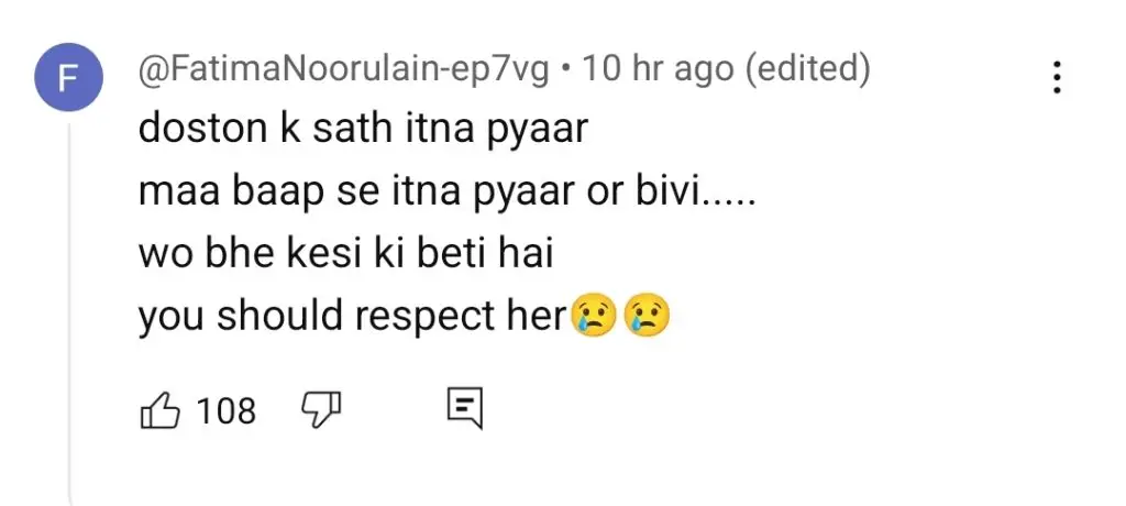 Rajab Butt Criticized For His Mistreatment with Wife