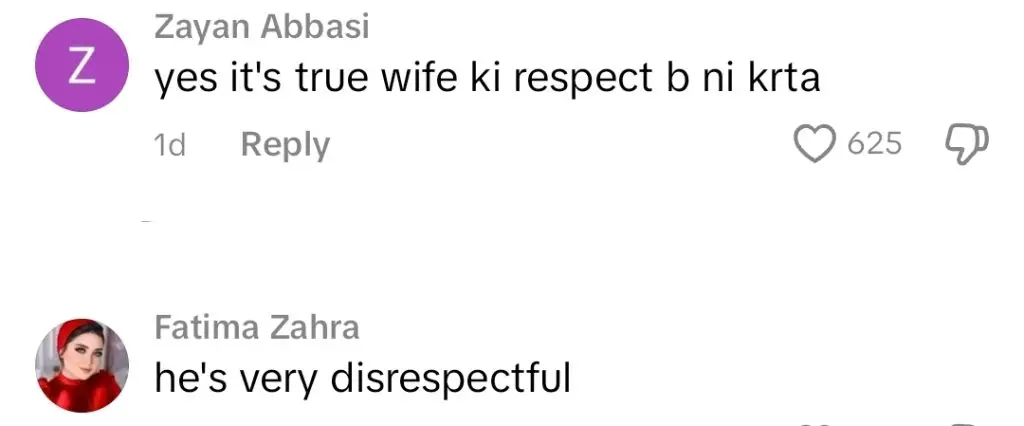 Rajab Butt Criticized For His Mistreatment with Wife
