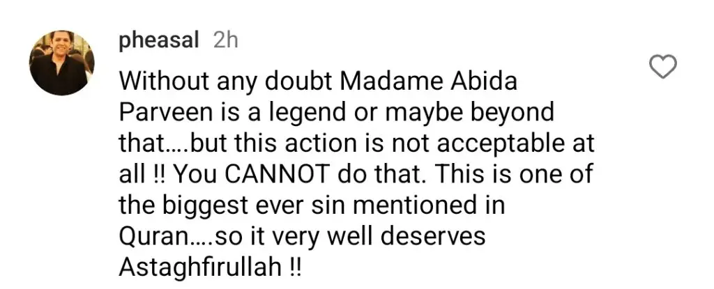 Fan’s Act of Touching Abida Parveen’s Feet Draws Criticism