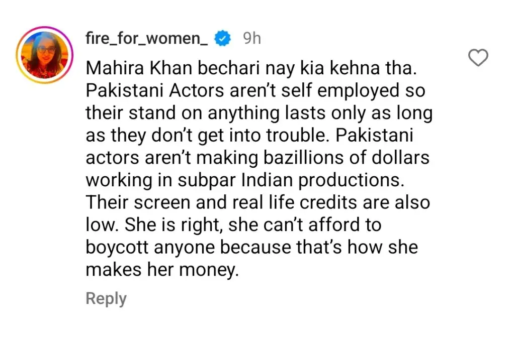 Will Mahira Khan Work in Bollywood Again