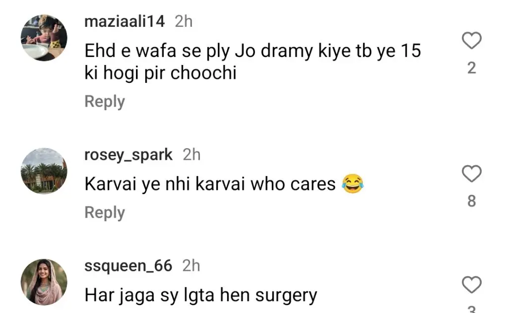Alizeh Shah Denies Plastic Surgery Rumors