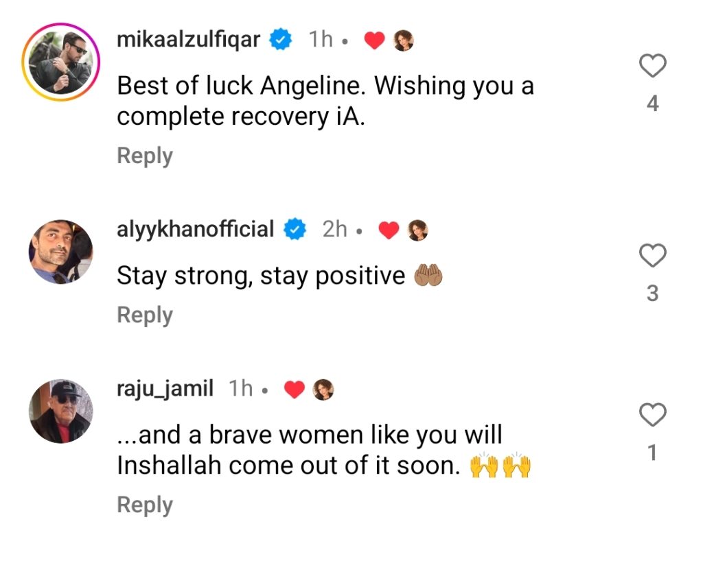 Angeline Malik Receives Admiration As She Shares Cancer Journey