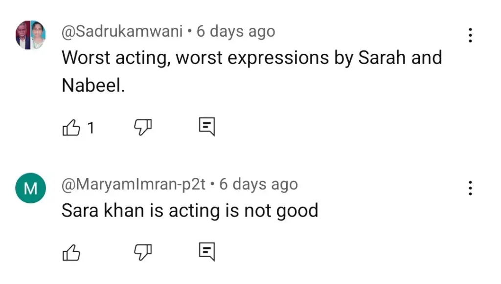 Sarah Khan’s Emotional Performance in Sher Disappoints Public