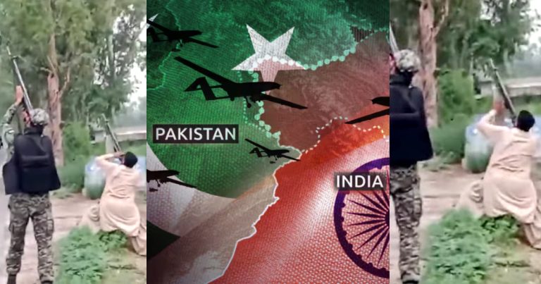 Pakistani Civiliain Shooting Down Indian Drone Becomes National Hero