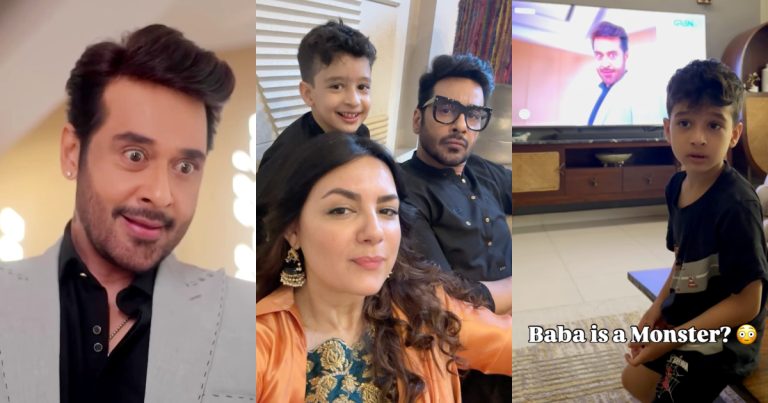 Faysal Quraishi’s Wife Under Criticism For Showing Son Behroopia