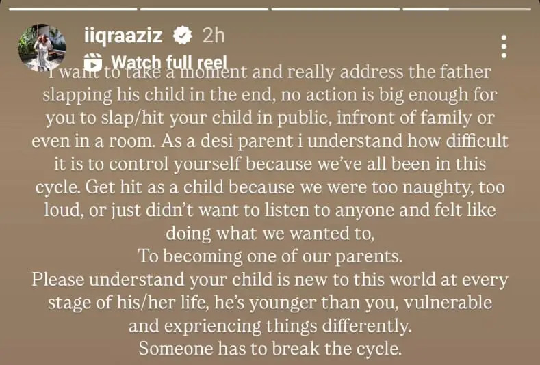 Iqra Aziz & Public Calls Out Parent For Publicly Slapping His Child