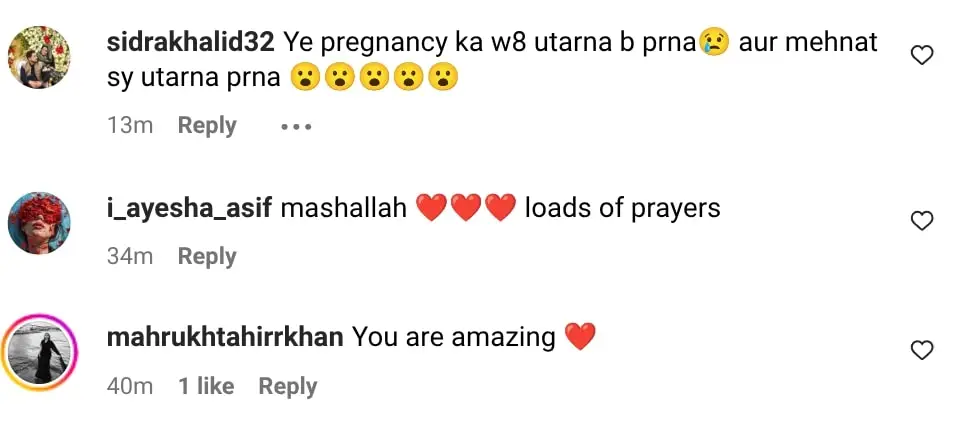 Kiran Ashfaque Hussein Dar Shares Post Pregnancy Weight Loss