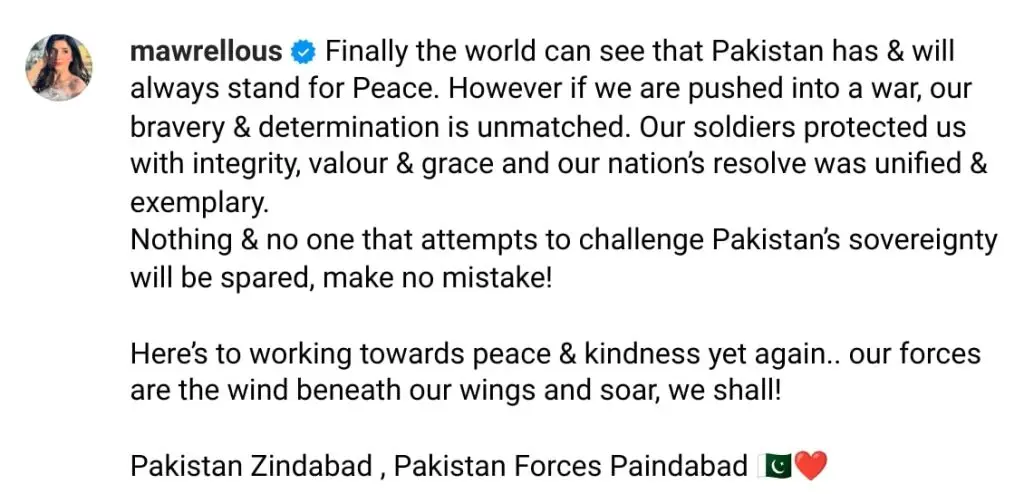 Pakistani Stars Who Stood Up Strongly For Their Country