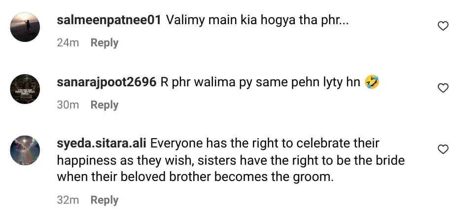 Minal Khan’s Advice To Overdressed Groom’s Sisters