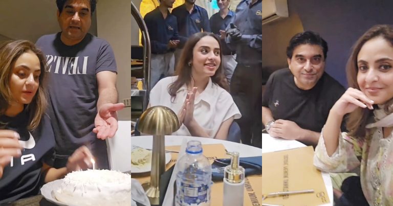 Nadia Khan Receives Birthday Surprise From Loved Ones