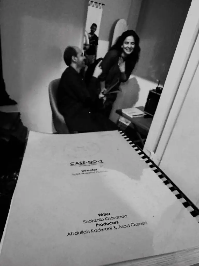 Saba Qamar Shares Star-Studded Pictures From Case No 9 Set