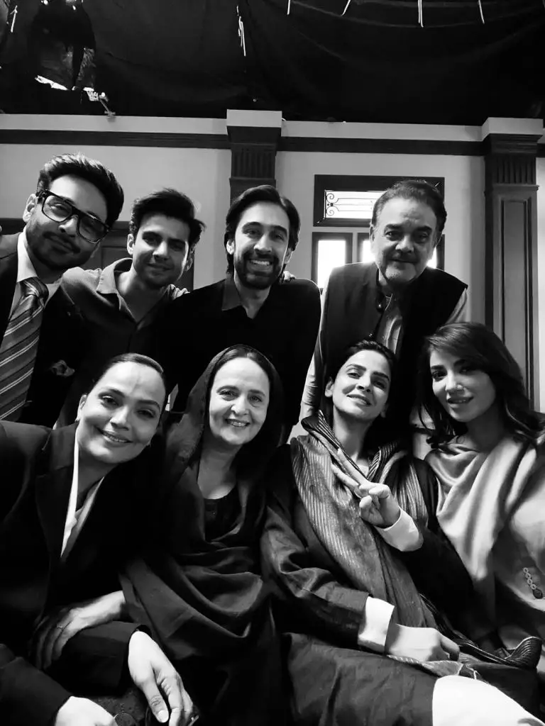 Saba Qamar Shares Star-Studded Pictures From Case No 9 Set