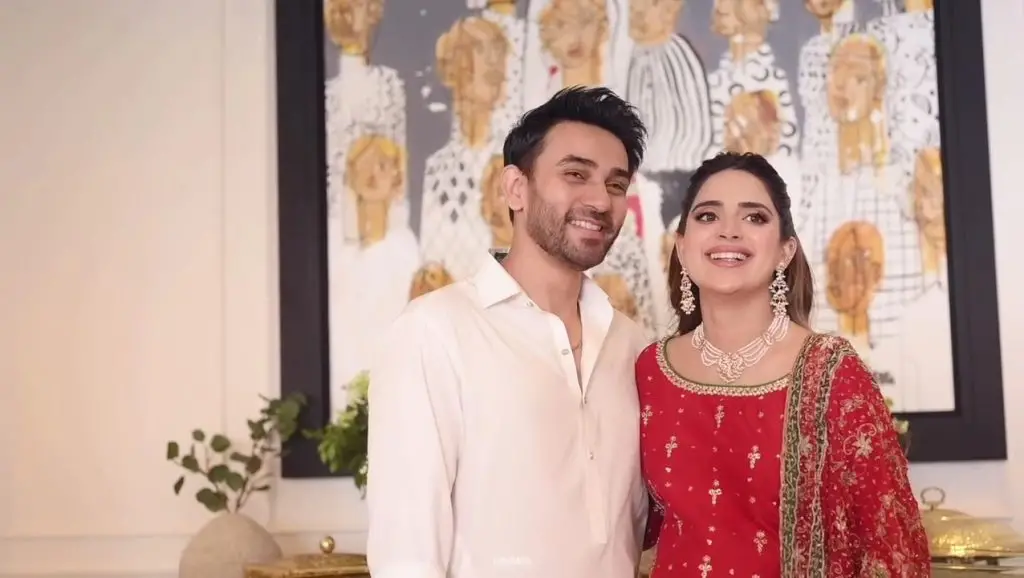 Saboor Aly Shares Beautiful God Bharai Video