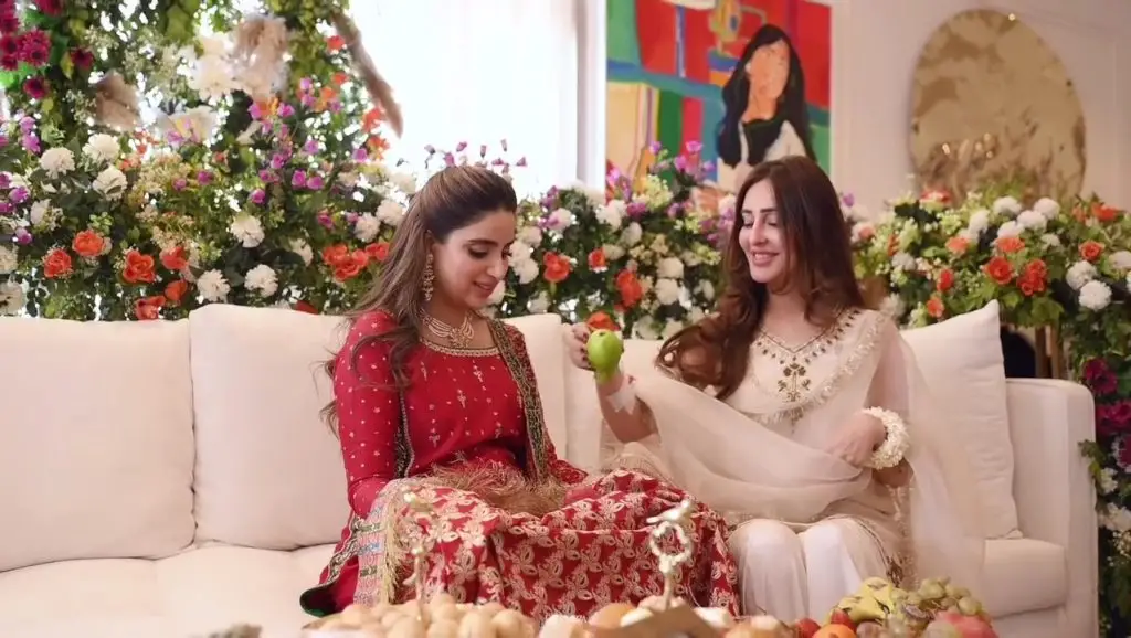 Saboor Aly Shares Beautiful God Bharai Video