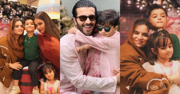 Feroze Khan & Aliza Sultan’s Son’s Wrestlemania Theme Birthday