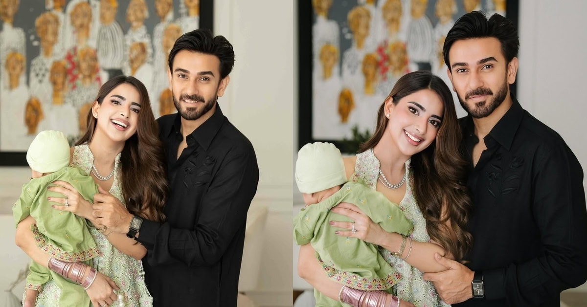 Ali Ansari & Saboor Aly Adorable Clicks From Eid Ul Azha Day 1