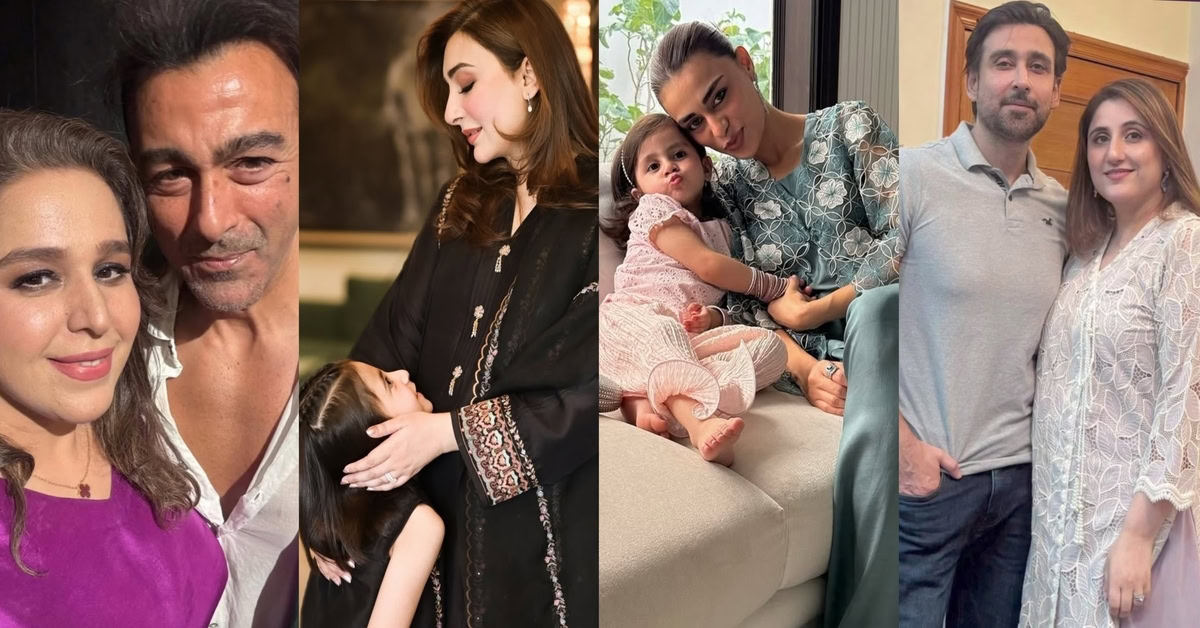 Pakistani Celebrities Evening Looks from Eid Ul Azha Day 2