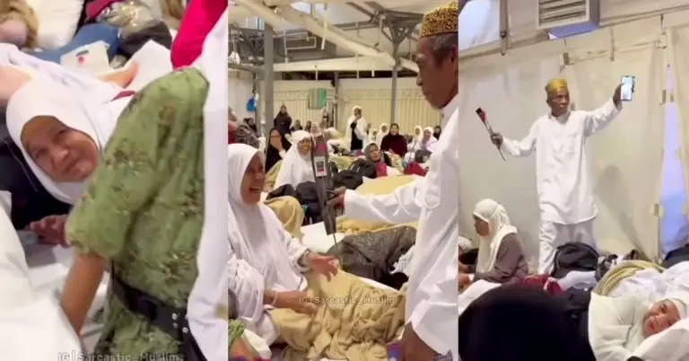 Man Enters Female Tent in Mina During Hajj