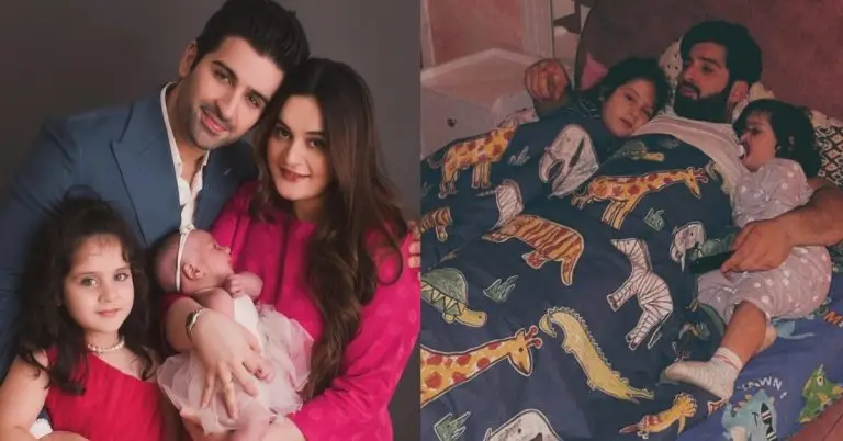 Aiman Khan, Amal & Miral, Wish Muneeb Butt on Father’s Day