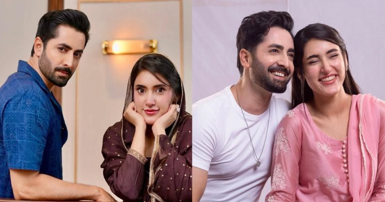 Danish Taimoor & Sahar Hashmi BTS Clicks from  Mann Mast Malang