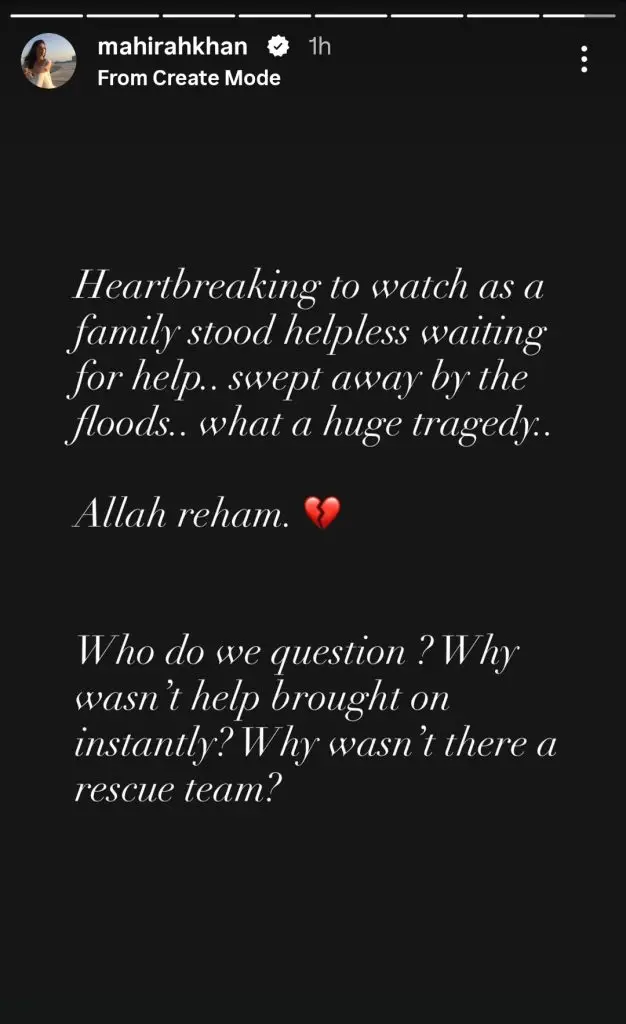 Pakistani Celebrities Heartbroken On Swat Tragedy