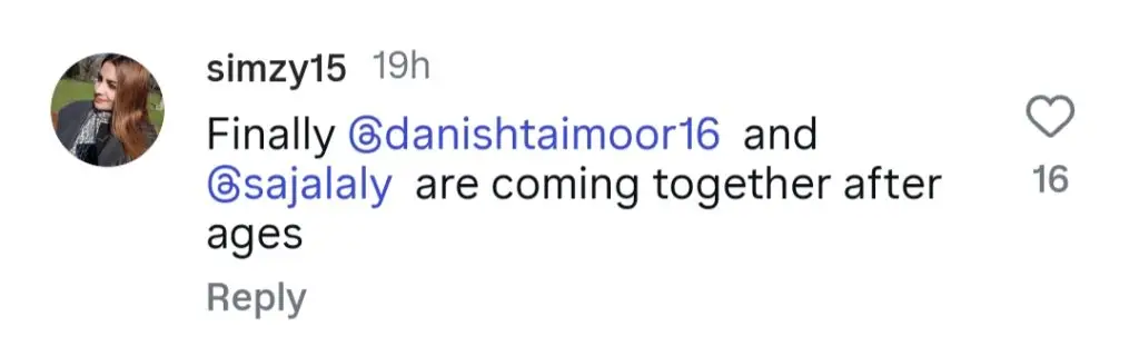 Danish Taimoor & Sajal Aly Starrer Latest Drama – Details Out